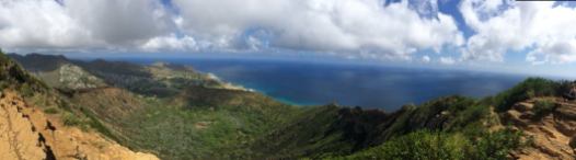 Koko Head Crater. Taken at the top of the stairs